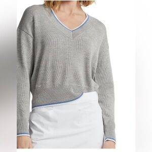 RLX Ralph Lauren Wool Long Sleeve Golf Pullover Sweater Cricket Grave High rated